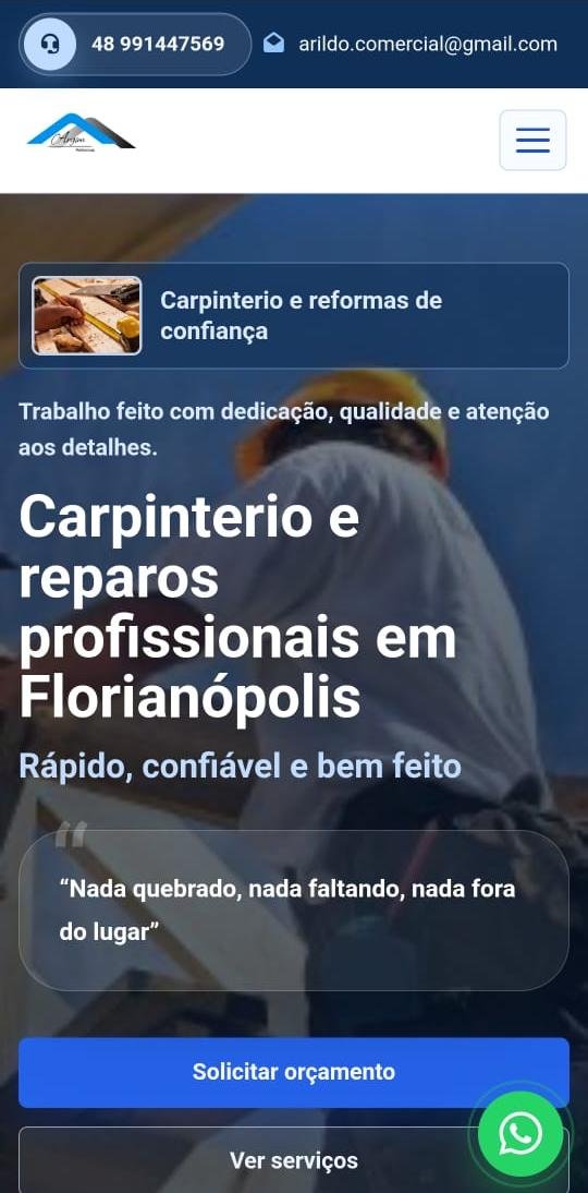 Site para Carpinteiro