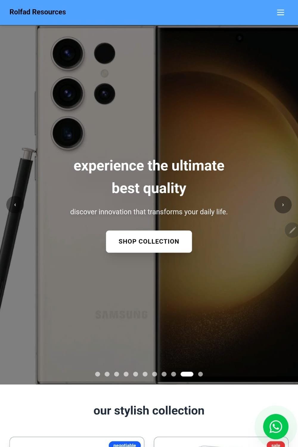 Mini e-commerce
